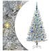 Albero di Natale con 150 LED con supporto Argento 150 cm PET - Foto miniatura 1