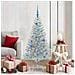 Albero di Natale con 150 LED con supporto Argento 150 cm PET - Foto miniatura 2
