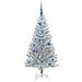 Albero di Natale con 150 LED con supporto Argento 150 cm PET - Foto miniatura 4