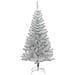 Albero di Natale con 150 LED con supporto Argento 150 cm PET - Foto miniatura 5