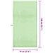 Asciugamani Sportivi 2 pcs Verde 140 x 70 cm - Foto miniatura 8
