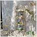Scaffale In Ferro Battuto Giallo 60x28x160h - Foto miniatura 2