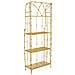 Scaffale In Ferro Battuto Giallo 60x28x160h - Foto miniatura 6