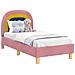 Struttura letto per bambini con testata Rosa 70 x 140 cm - Foto miniatura 1