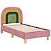Struttura letto per bambini con testata Rosa 70 x 140 cm - Foto miniatura 4