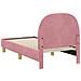 Struttura letto per bambini con testata Rosa 70 x 140 cm - Foto miniatura 7