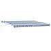 Tenda retrattile manuale Blu e Bianco 4,5 × 3 m - Foto miniatura 1