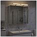 Mobiletto per specchio da bagno Bianco 70 x 14,5 x 70 cm - Foto miniatura 2