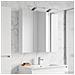 Mobiletto per specchio da bagno Bianco 70 x 14,5 x 70 cm - Foto miniatura 4