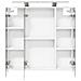 Mobiletto per specchio da bagno Bianco 70 x 14,5 x 70 cm - Foto miniatura 7