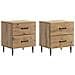 Armadio da Notte 2 pcs Rovere Artigianale 43 x 34,5 x 47,5 cm - Foto miniatura 1