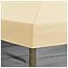 Copertura Gazebo con Pareti Laterali 6 x 3 m Crema Poliestere - Foto miniatura 8