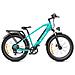 E26 Bici a pedalata assistita con sospensione anteriore e sella, pneumatici da neve 26 '', batteria 48V 16Ah, freni a disco idraulici, autonomia circa 140 km, colore verde - Foto miniatura 6