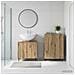 Set di Armadi da Bagno da 2 Pezzi ZWOLLE Rovere Artigianale - Foto miniatura 6