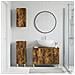 Set di armadietti da bagno in 3 pezzi DELFT Rovere Fumo - Foto miniatura 2