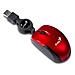 MOUSE GENIUS "MicroTraveler" 3 tasti 1200dpi con cavo USB Retrattile, Ruby - Foto miniatura 1