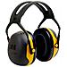 Cuffia anti-rumore X2 giallo e nero - Foto miniatura 1