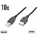 NX090301136 1.8m USB A USB A Nero cavo USB - Foto miniatura 1