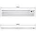 Lampada Lineare A Led Sotto Armadio, Set Di 2 Moduli Con Telecomando E Alimentatore Energy Mce245 - Max. 4 Moduli Su Un Alimentatore - Foto miniatura 3