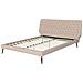 Letto In Simil Pelle Beige Con Struttura A Doghe 160 X 200 Cm Essonne - Foto miniatura 5