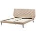 Letto In Simil Pelle Beige Con Struttura A Doghe 160 X 200 Cm Essonne - Foto miniatura 14