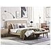 Letto In Simil Pelle Beige Con Struttura A Doghe 160 X 200 Cm Essonne - Foto miniatura 17