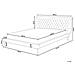 Letto In Simil Pelle Beige Con Struttura A Doghe 160 X 200 Cm Essonne - Foto miniatura 4
