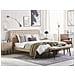 Letto In Simil Pelle Beige Con Struttura A Doghe 160 X 200 Cm Essonne - Foto miniatura 9