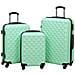 Set Valigie Trolley a Custodia Rigida 3 pz Menta in ABS - Foto miniatura 1