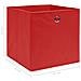 Scatole Portaoggetti 10pz Rosse 32x32x32 cm Tessuto - Foto miniatura 5