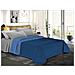 Trapuntino Copriletto Bicolor Double Face - Una Piazza E Mezza 220x280 Cm Blu / avio - Foto miniatura 4
