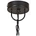 Lampada A Sospensione Industriale 25 W Nero Spento Rotonda 42cm - Foto miniatura 5