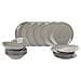 Servizio 18 Piatti Grigio Grigio - Foto miniatura 1