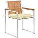 Sedie Da Giardino Con Cuscini 6 Pz In Legno Massello Di Teak - Foto miniatura 2