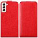 Custodia Compatibile Con Samsung Galaxy S21 Plus In Rosso Mela - Coperchio Protettivo In Design Flip Con Chiusura Magnetica - Foto miniatura 8