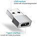 Adattatore Da Usb-c A Usb Black - Foto miniatura 6