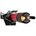 Monopattino Elettrico e-Scooter Ant con Autonomia fino a 30 km Display LCD Doppi Freni a Disco Velocità Max 25 Km /h Frecce Direzione Integrate nelle Manopole Colore Rosso / Nero - Foto miniatura 4