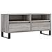 Mobile Porta Tv Grigio Sonoma 100x34,5x44,5cm Legno Multistrato - Foto miniatura 2