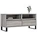 Mobile Porta Tv Grigio Sonoma 100x34,5x44,5cm Legno Multistrato - Foto miniatura 3