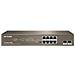 Switch G1110P-8-150W Non Gestito con 8 porte Ethernet 10/100/1000 Base-T PoE + 2 porte SFP 100/1000 Base-X Colore Grigio - Foto miniatura 1