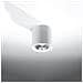 Sollux Lighting Lampada Da Parete In Ceramica Kalu Sl.0841 - Moderno Lampade Da Soffitto Bianco 14x14.5x14.5 Cm - Foto miniatura 2