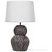 Lampada Da Tavolo Ceramica Nero E Beige 63 Cm Guapore - Foto miniatura 1