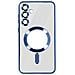 Cover Magsafe Per Samsung S24 Plus In Silicone Bordo Cromato - Foto miniatura 1