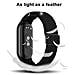 Cinturino Xiaomi Band 8 Active - Nylon Traspirante Black - Foto miniatura 2