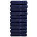 Asciugamani per Sauna SOLUND 2pz Blu Navy 50x100 cm 600gsm - Foto miniatura 1