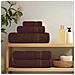 Asciugamani Doccia 2 Pz Marrone 70x140 Cm 360 G /m 100% Cotone - Foto miniatura 3