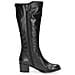 Black Casual Closed Boots Stivali Pelle Scarpe Donna Nero Eu 39, 9-25550-43-022 - Foto miniatura 3