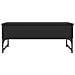 Lusso Casadino -  Tavolino Salotto Nero 100x50x40 Cm Legno Multistrato E Metallo - Foto miniatura 4
