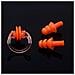 Set Di Tappi Per Naso E Orecchie Da Nuoto In Silicone Orange - Foto miniatura 2
