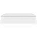 Struttura Letto Pouf con Materassi Bianco 200x200 cm Similpelle - Foto miniatura 9